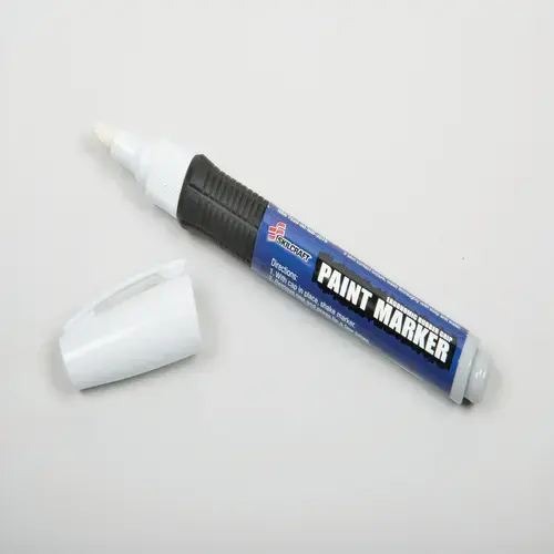 PAINT MARKERS - 6 MEDIUM POINT WHITE